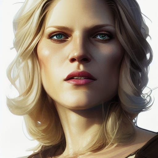 Detailed Portrait in Dynamic Lighting, Trending Art