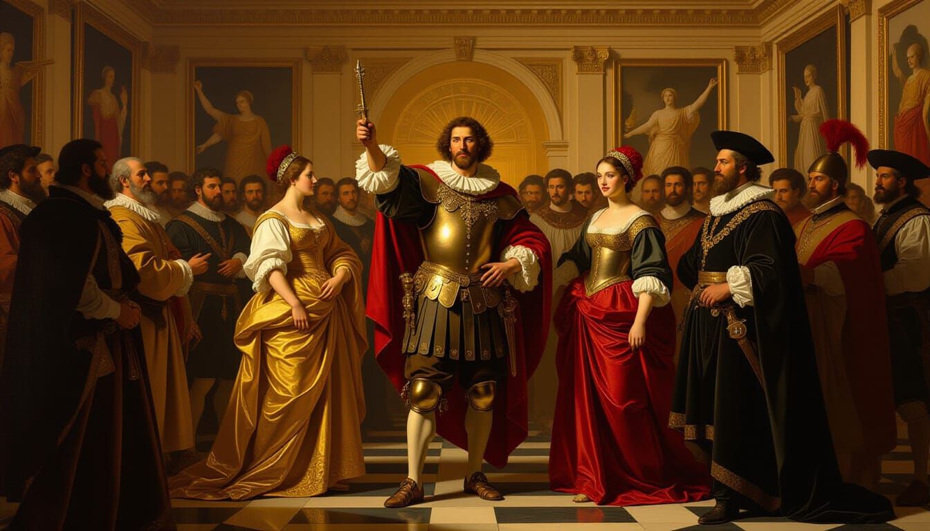 Renaissance Masters Depicting Historical Icons of Fame