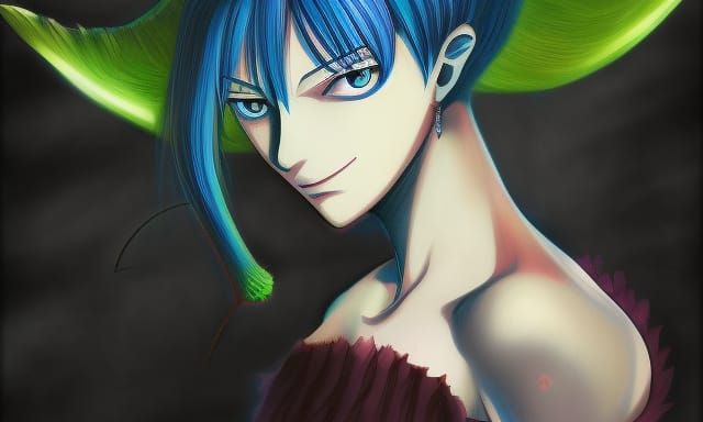 Devil Fruit in Anime Style