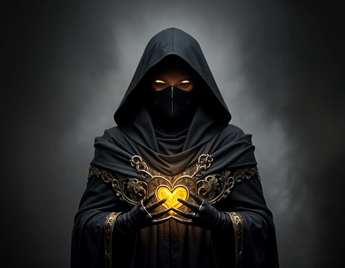 Conceptual Thief of Heart AI Art