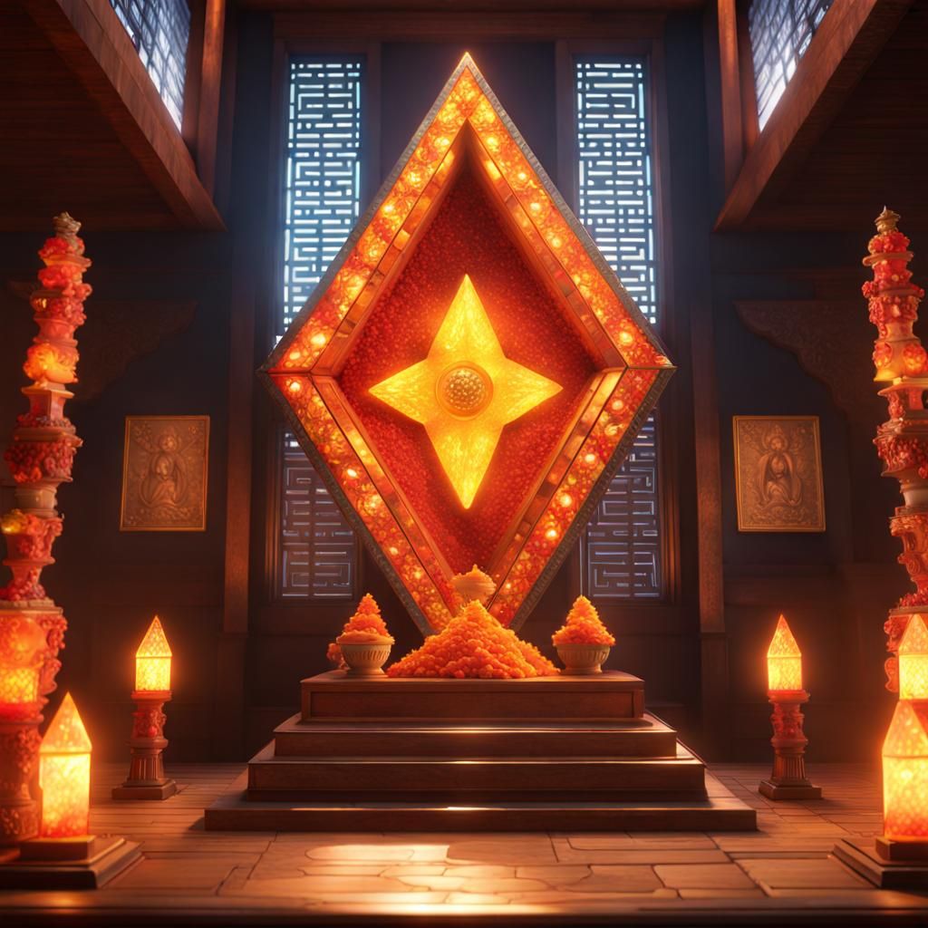 Elaborate Shrine to a Single Dorito