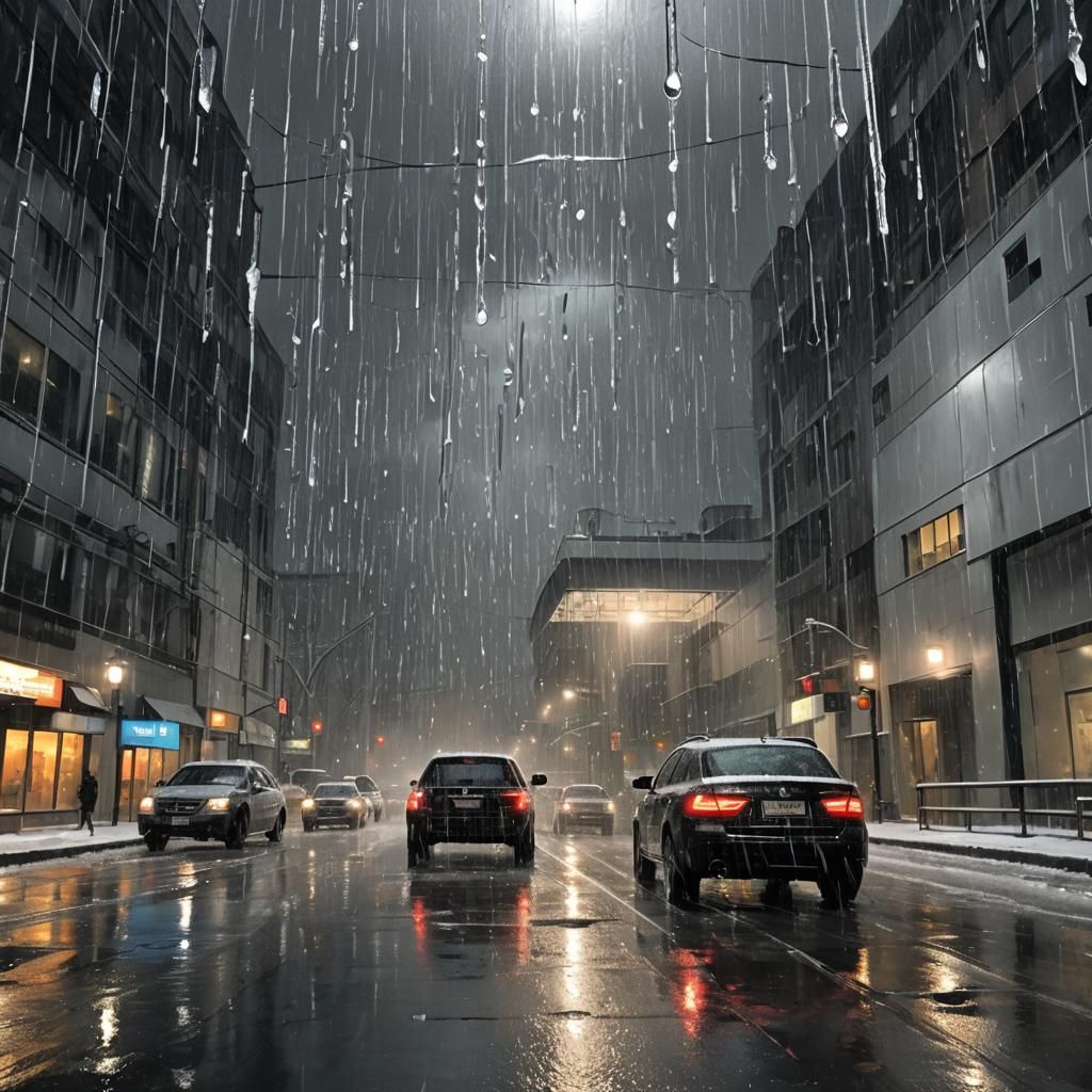 Hyperrealistic Icicles in Dynamic Lighting