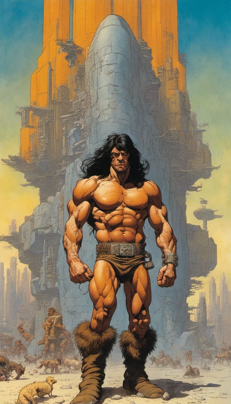 Heavy Metal Magazine Cover Illustration