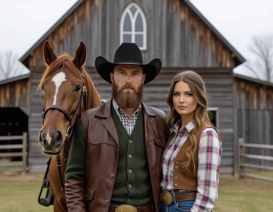 American Gothic goes West   (fashion week edition)