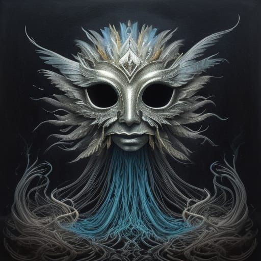 Surreal Avian Entity in Salvador Dali-Inspired Oil Painting