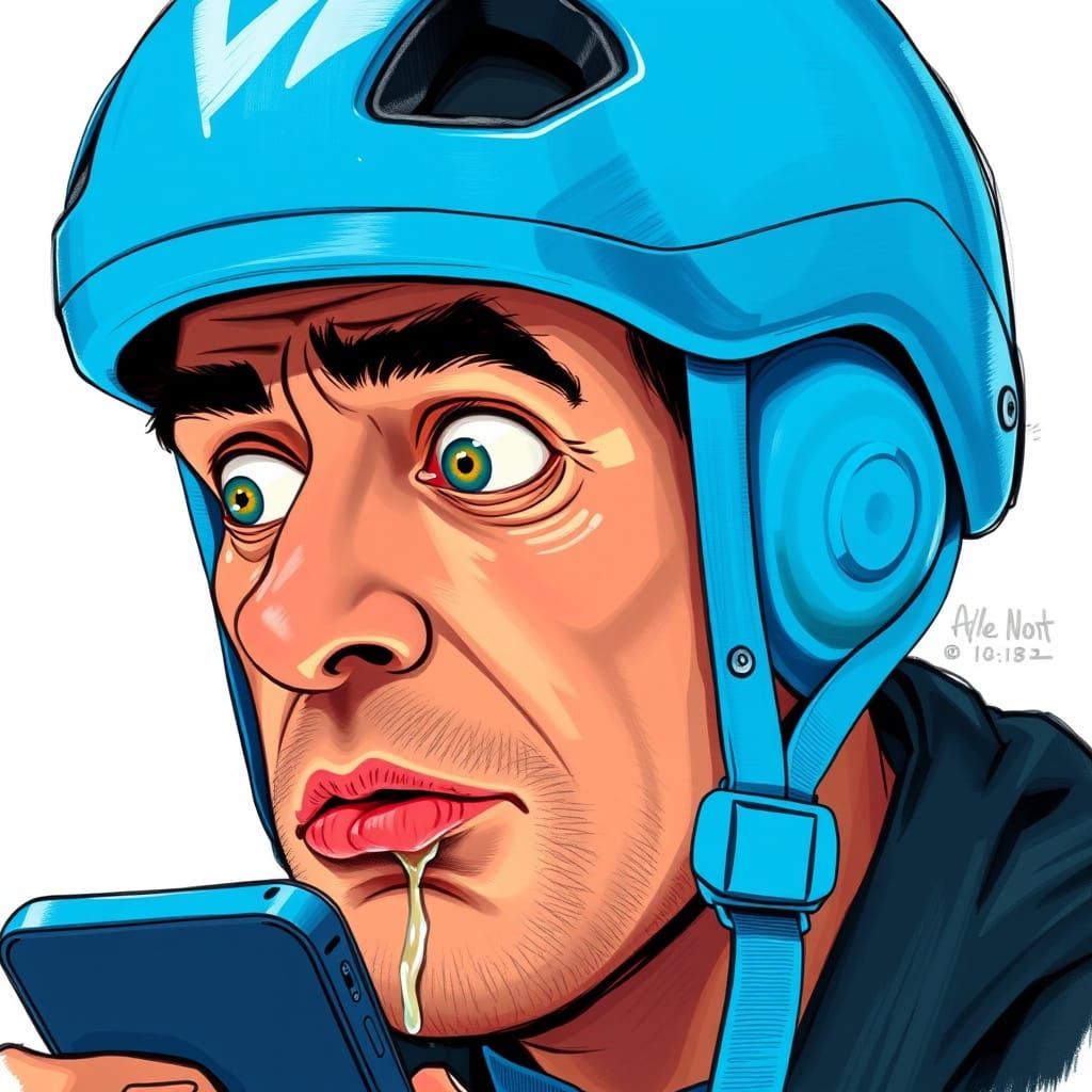 Gamer's Dazed State Revealed in Vibrant Digital Illustration