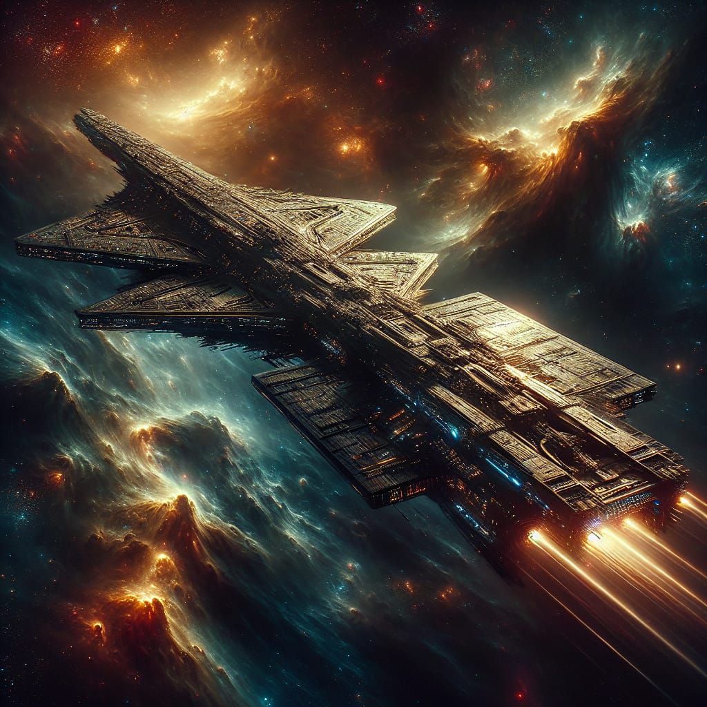 Battlestar Galactica: Epic Cinematic Digital Matte Painting