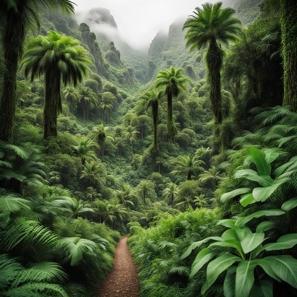 Lush World of Vegetation