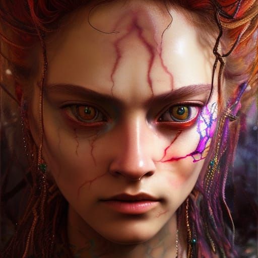 Surreal Portrait: Fantasy Meets Hyperrealism