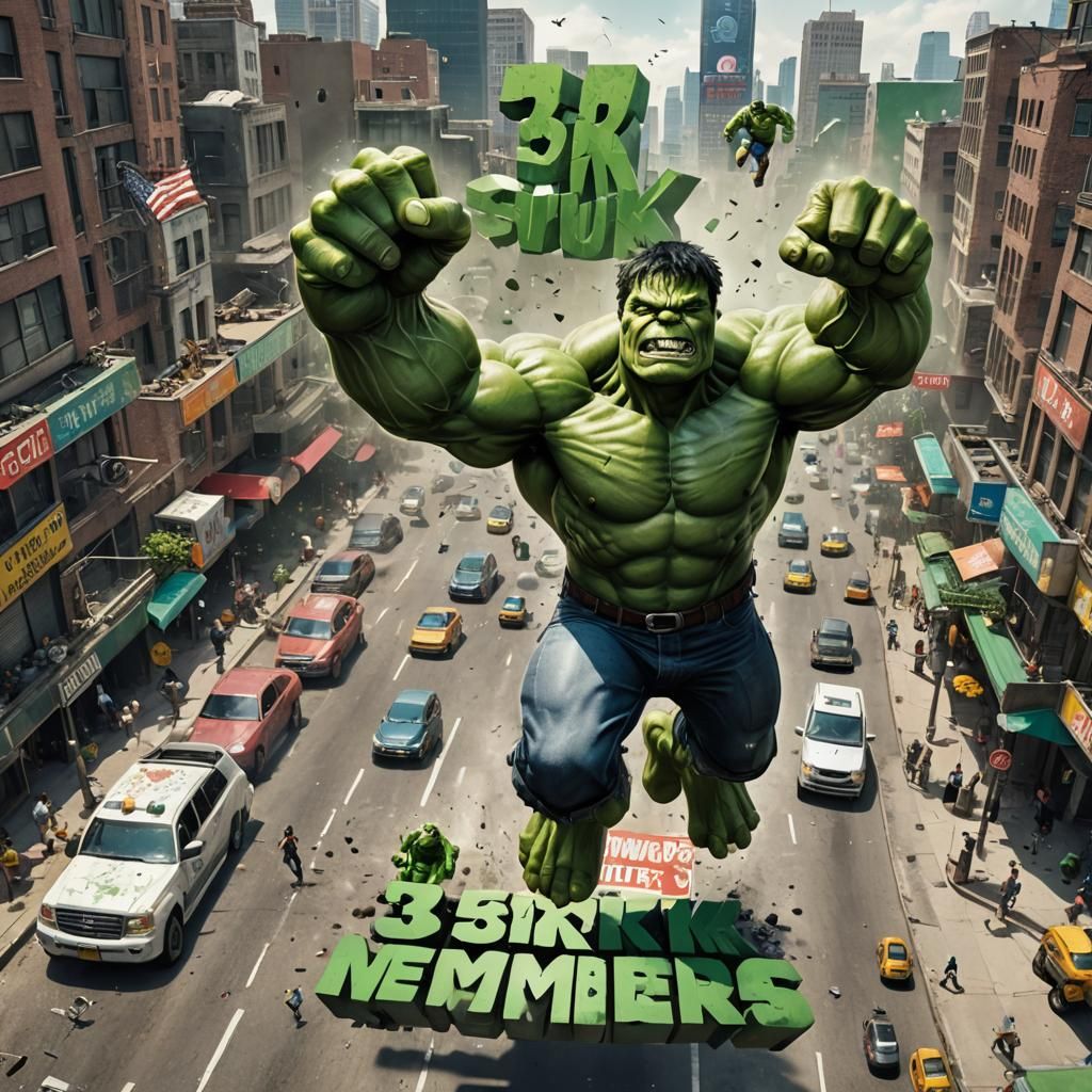 The Hulk Thanks Viewers in Dystopian City