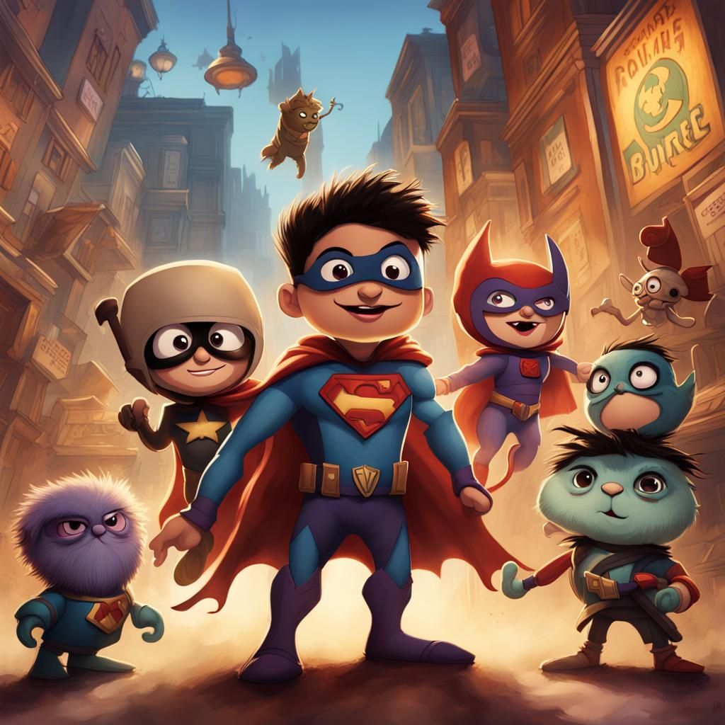 Toy Box City: Pint-Sized Superheroes Unite