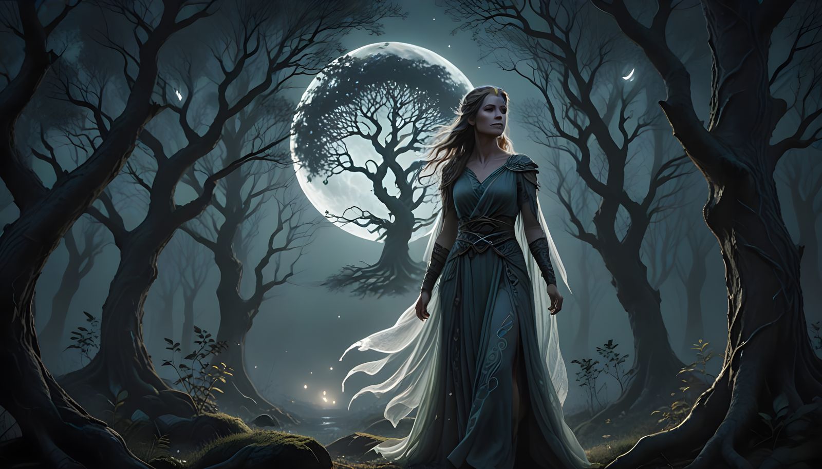 Moonlit Transformation in Nordthra Style