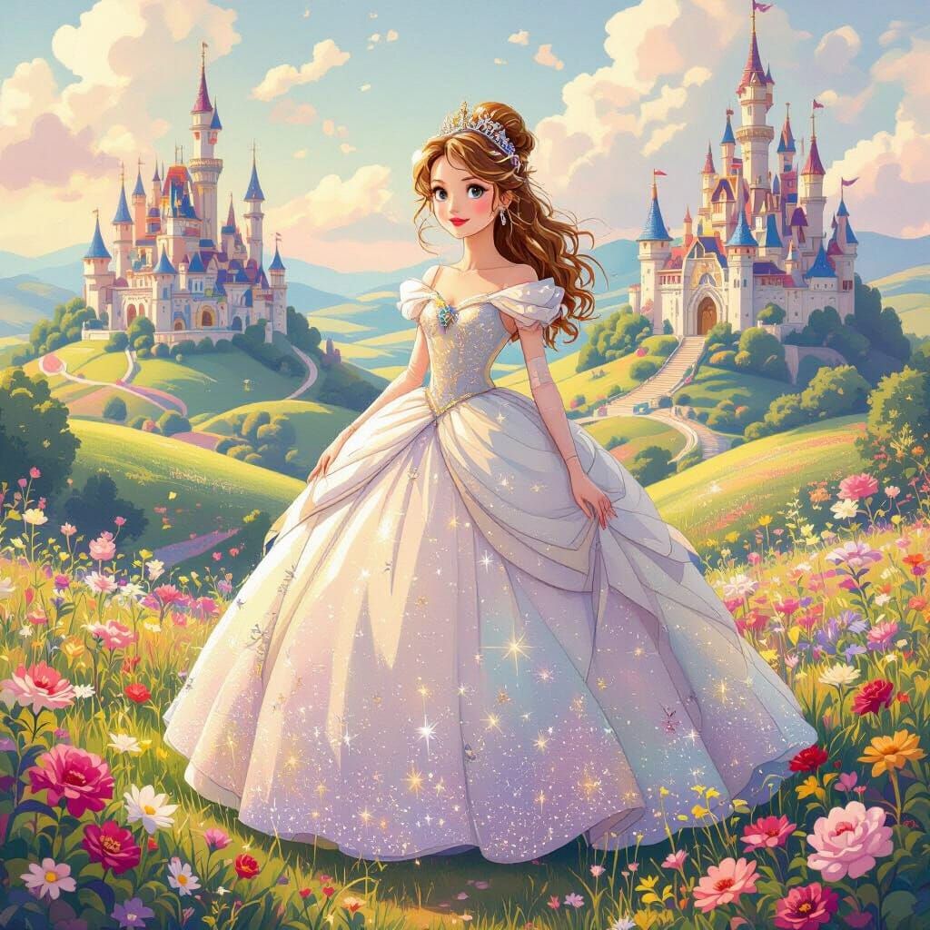 Princess in Wonderland: Whimsical Dreamscape