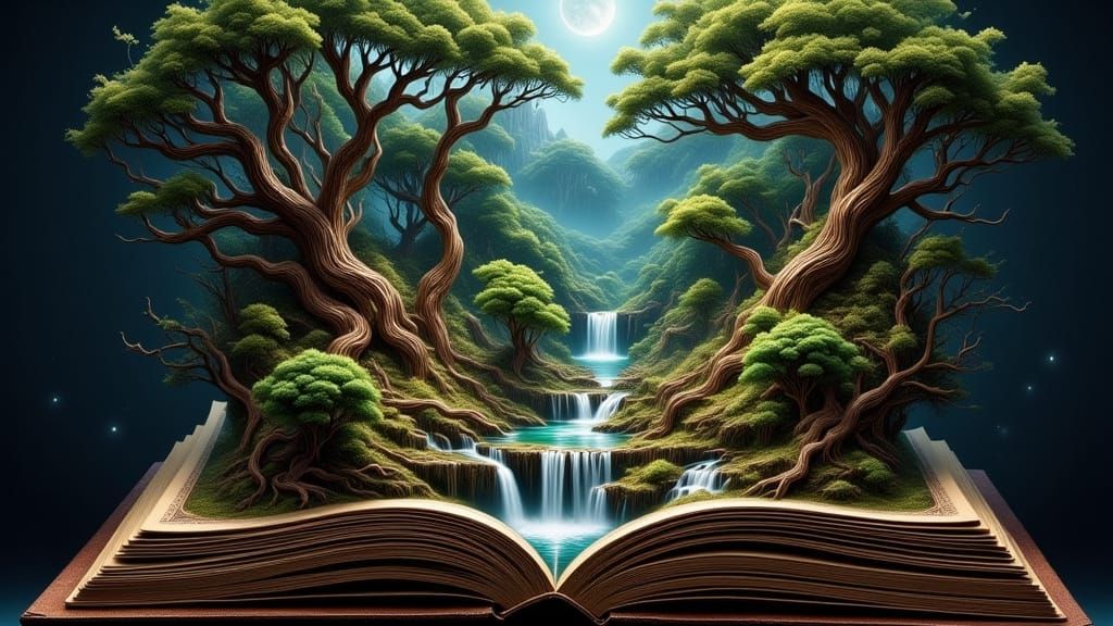 Book of Forestry with Flux + Book Life + Wild Water