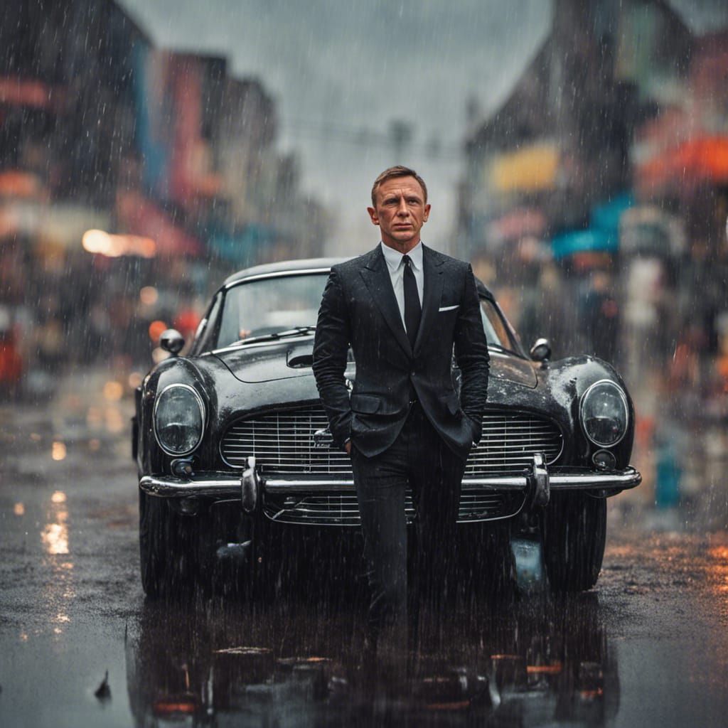 007 in the rain
