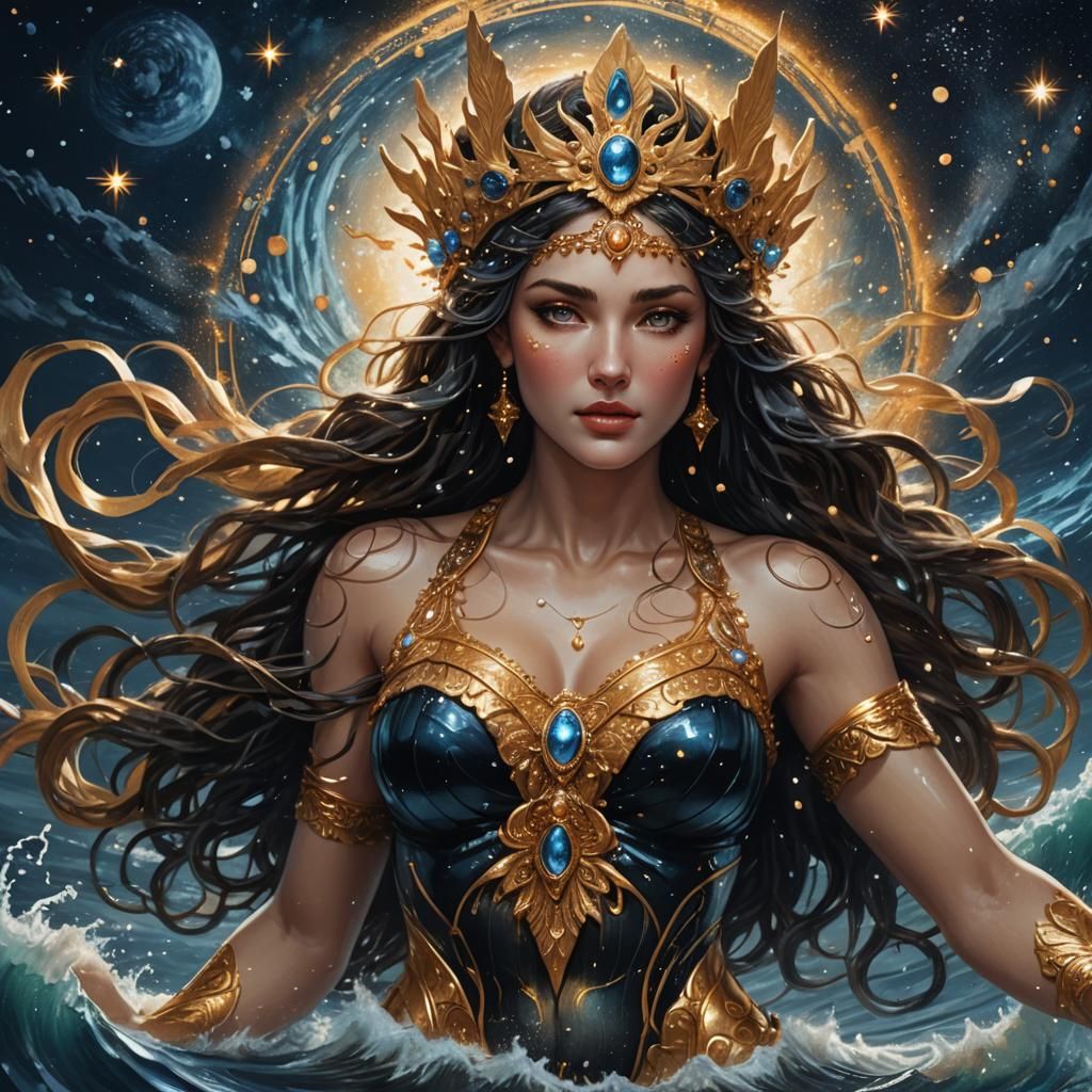 Aphrodite Rises: Fantasy Art of Olympian Goddess