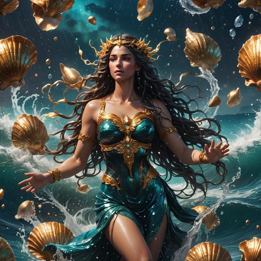 Aphrodite Rising: Hyper-Realistic Fantasy Art