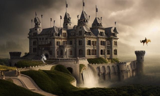 Unicorn Flight: Epic Digital Matte Painting