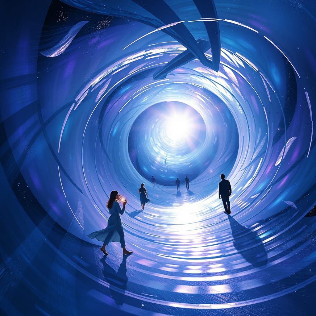 Spiral Tunnel to Cosmic Destiny