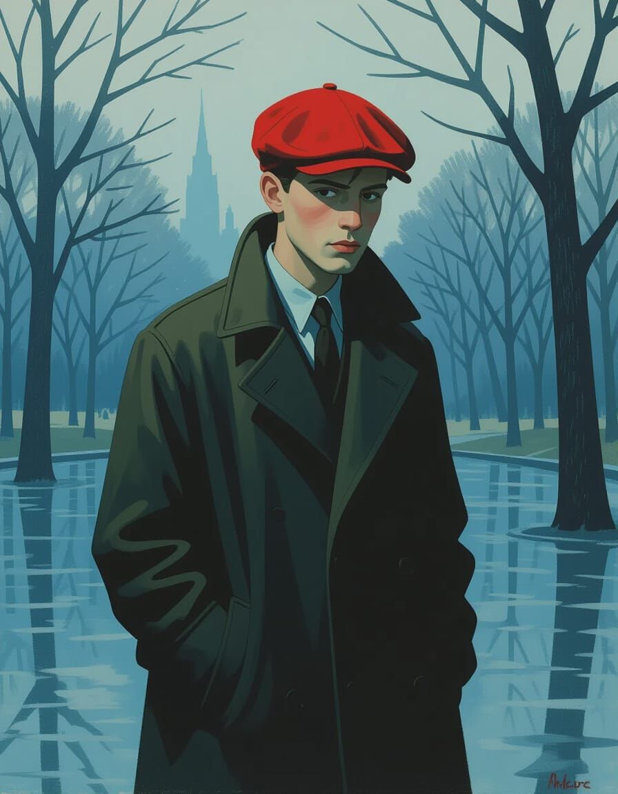 Holden Caulfield in Misty Central Park