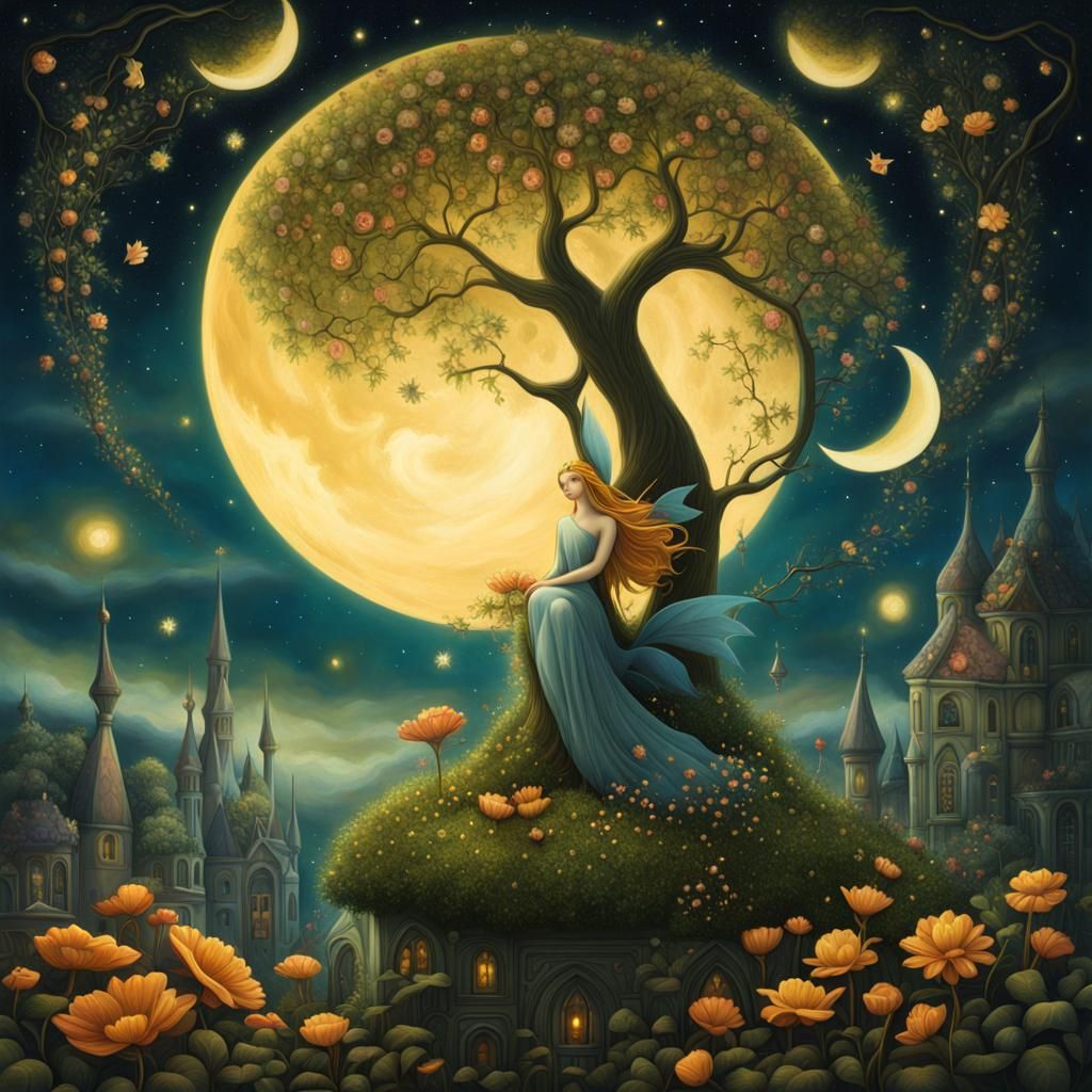 Blooming Fairy Garden on a Rooftop