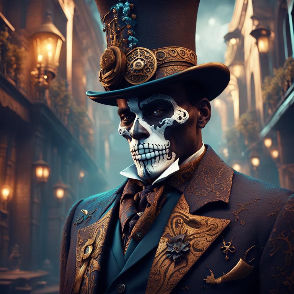 Dapper Baron Samedi: New Orleans Voodoo Spirit