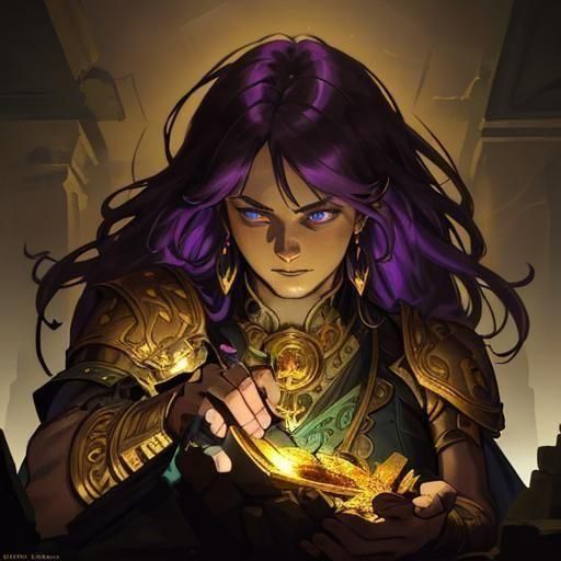 Barbarian and Gold: Dark Fantasy Concept Art