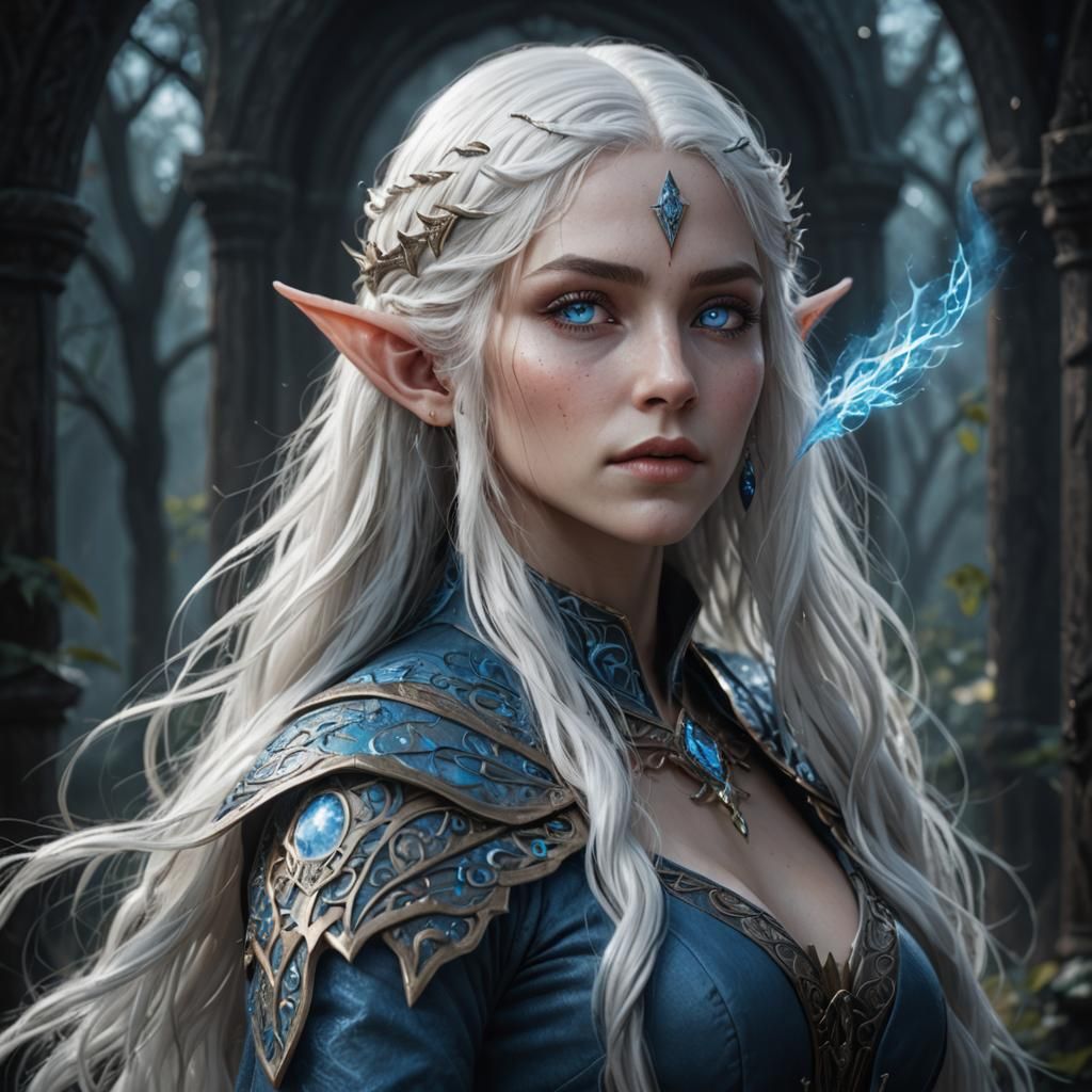 Half elf woman