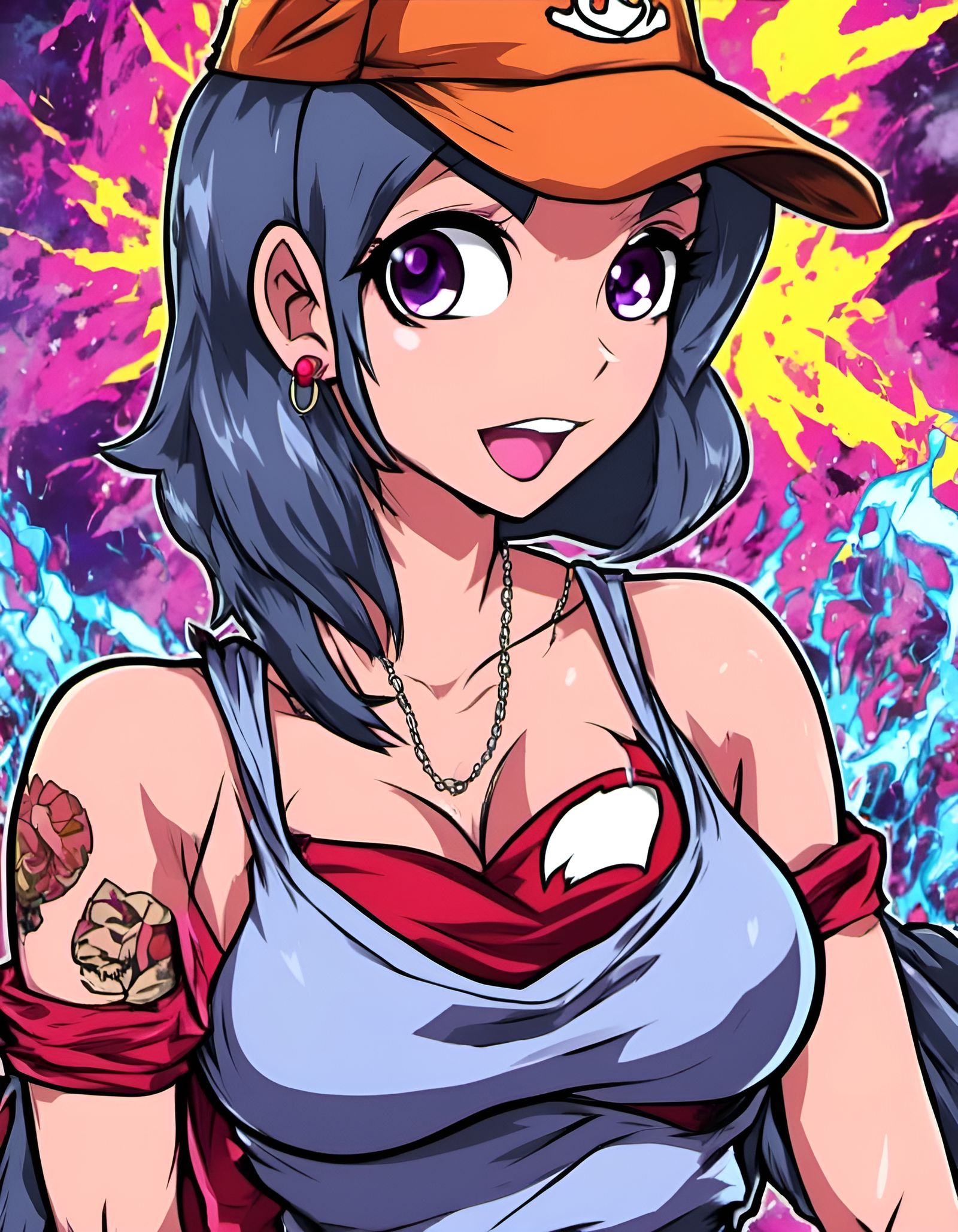 Pokémon trainer girl cartoon fanart