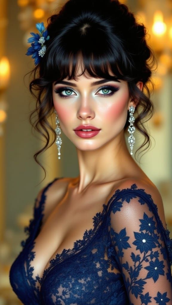 Regal Beauty in Velvet Hush