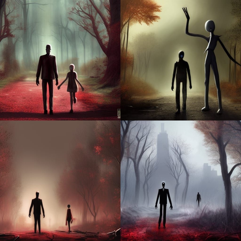 Post-Apocalyptic Slenderman in Central Park