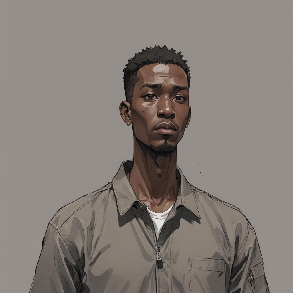 Anime Style Portrait of Man Speaking Latin