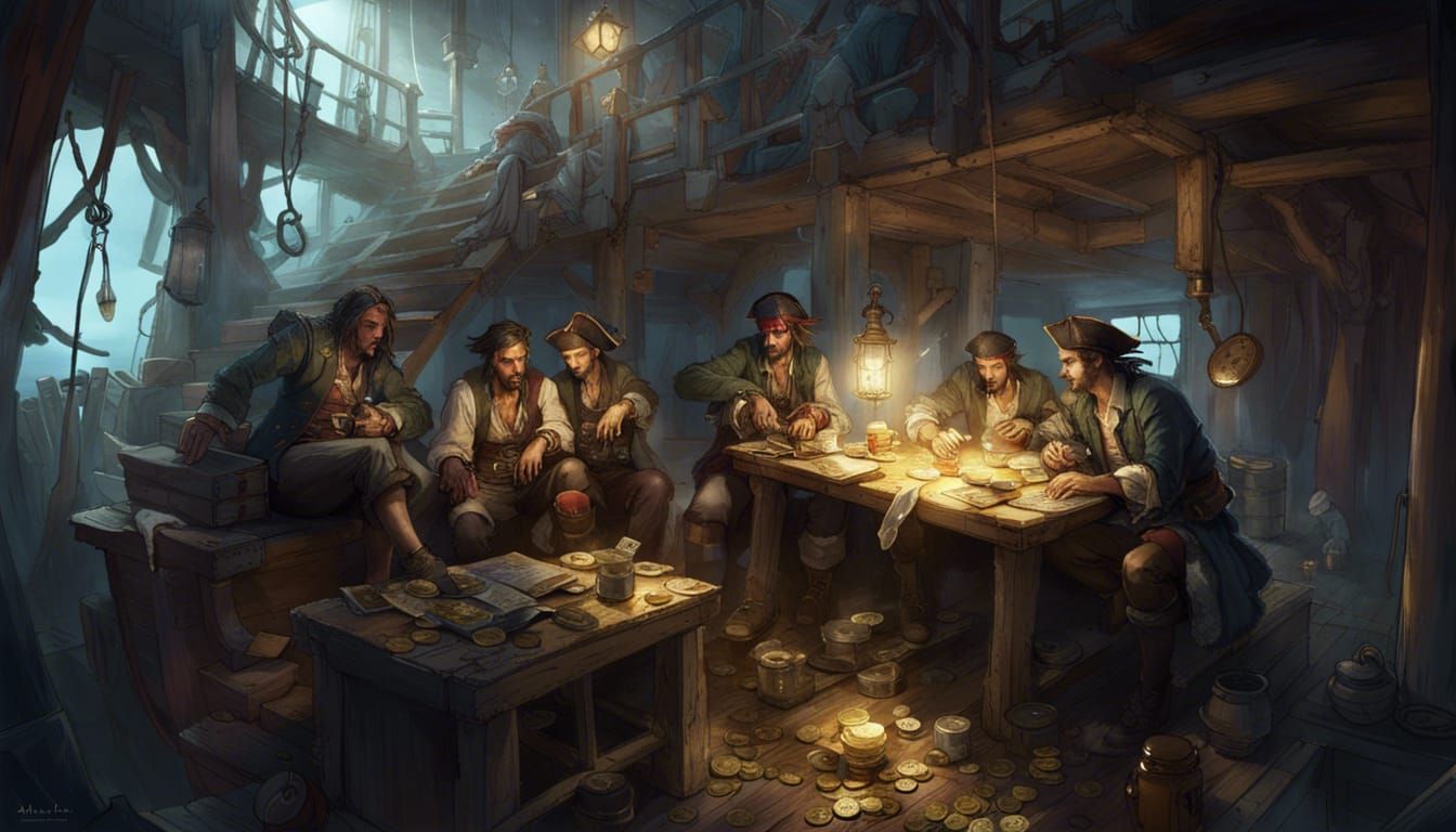 Ghostly Pirates Party in Lighthouse Hideout