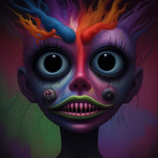 Surrealist Painting of Anxiety in 8k Resolution