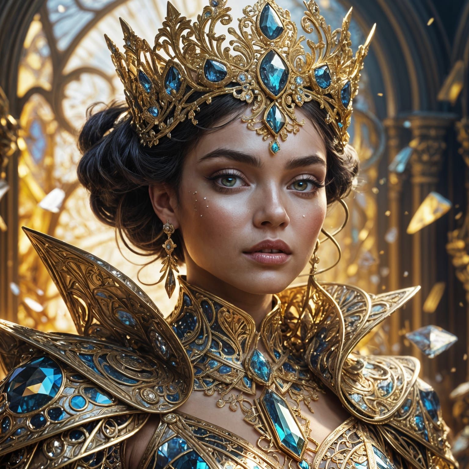 all that glitters is gold and precious stones, in jewels