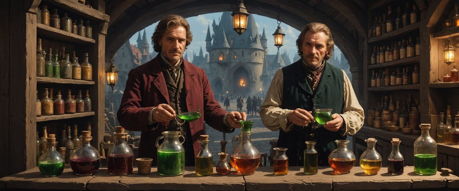 A Deceptive Apothecary in Medieval Attire