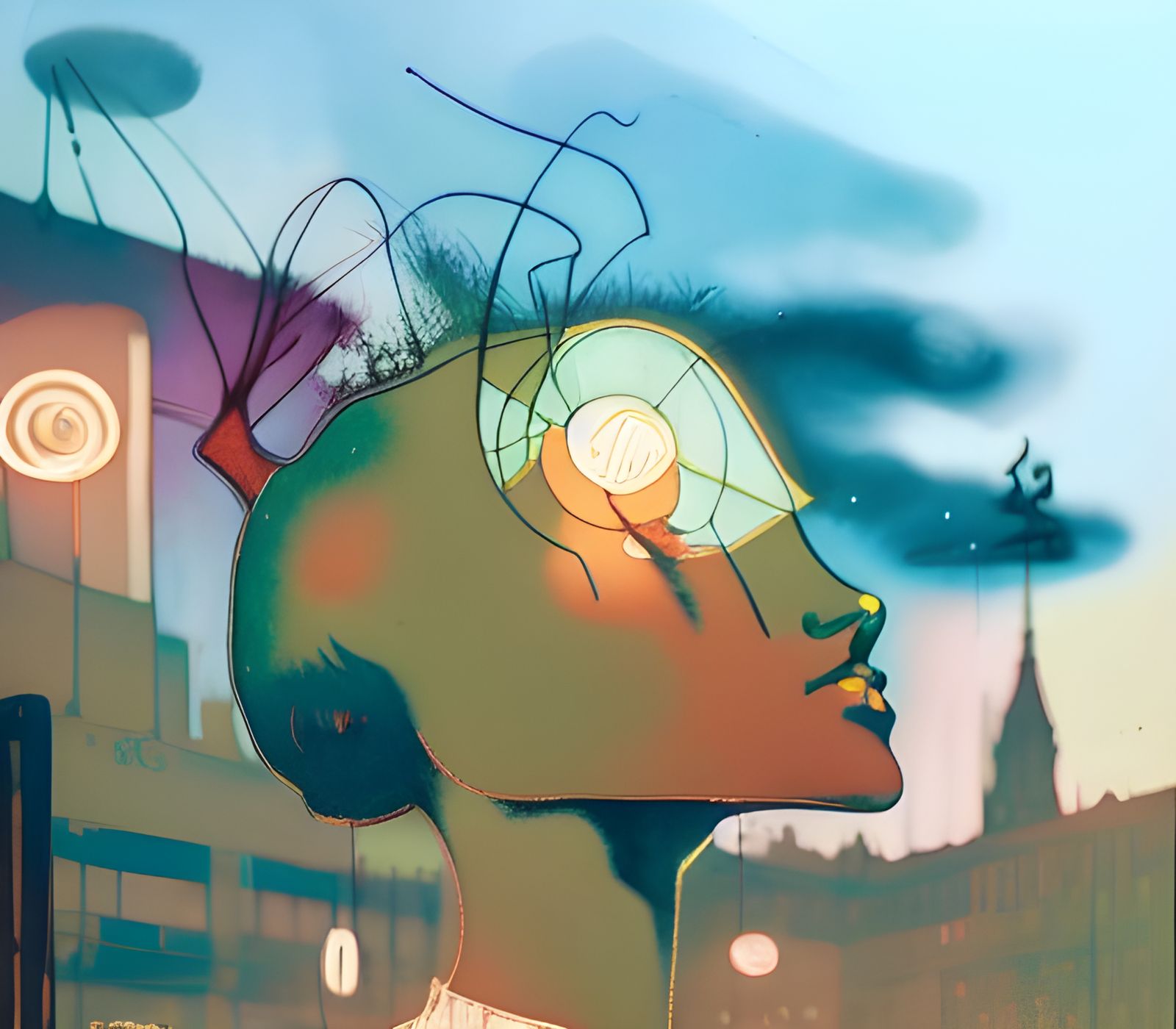 Berlin Nightlife in Film Noir Style