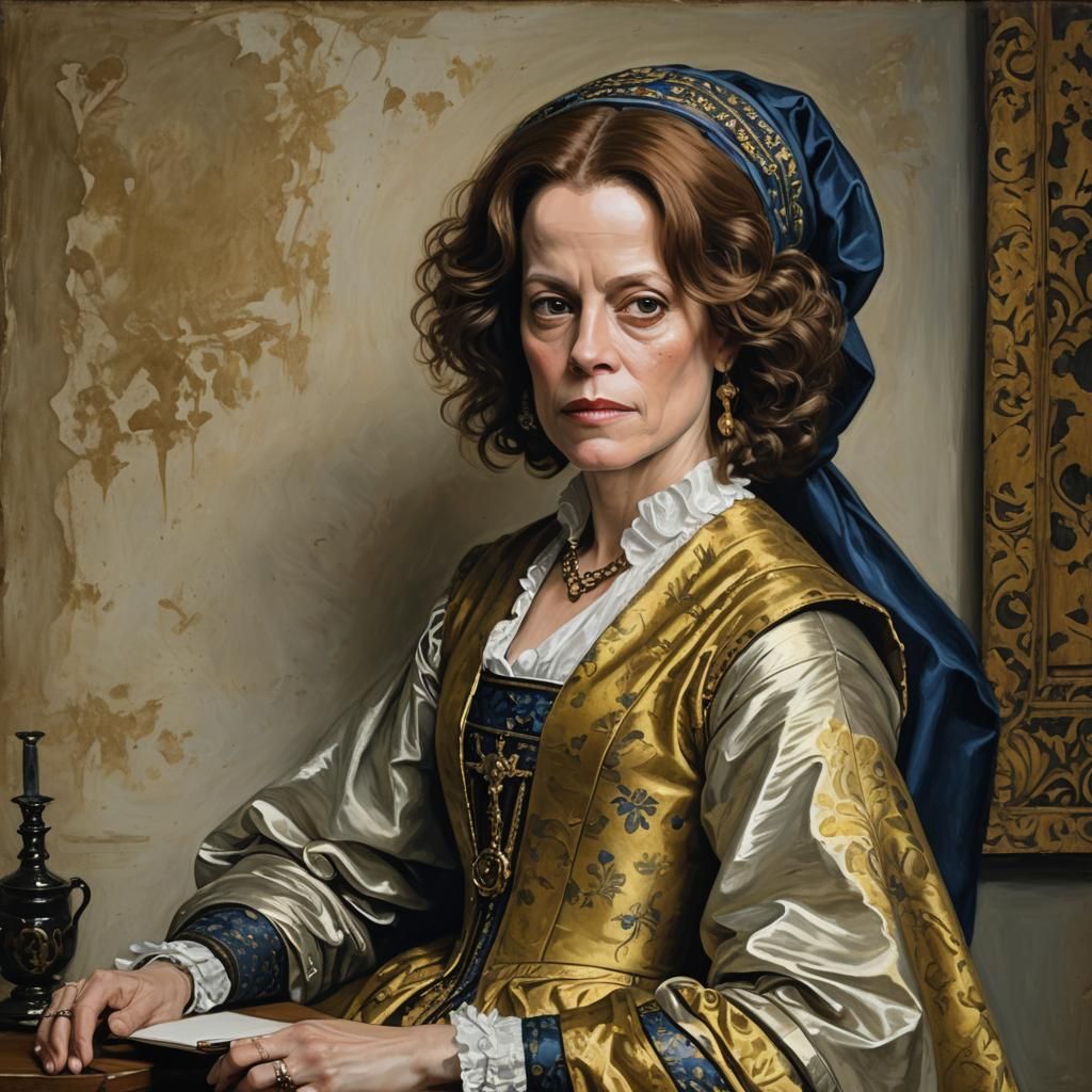 Sigourney Weaver as Medieval Aristocrat