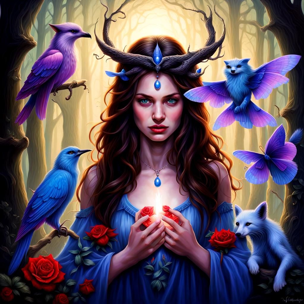 Enchanted Fantasy Dreamscape in Ethereal Style