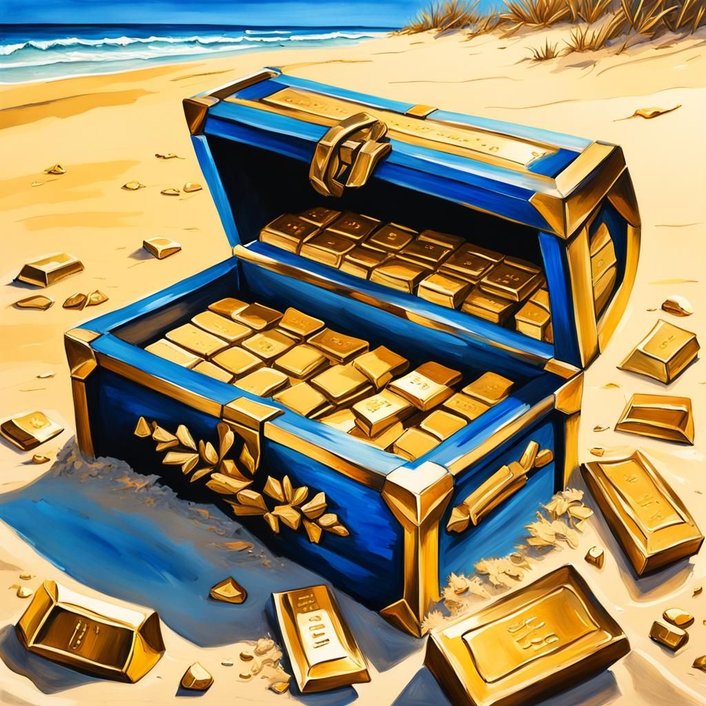 Treasure on the beach