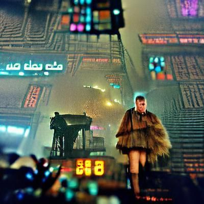 Cyberpunk Cityscape with Flying Vehicles