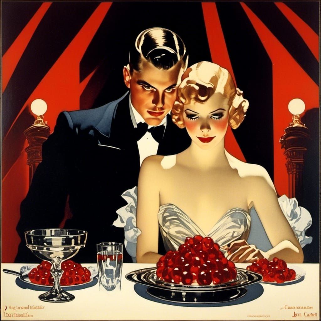 Dramatic German Expressionist Cabaret Art