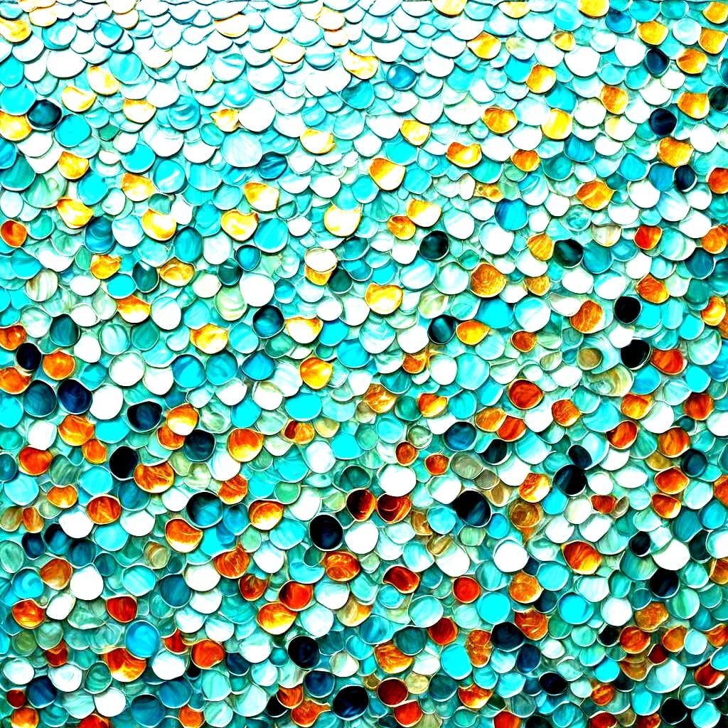 Shimmering Turquoise Sea: An Impasto Oil Painting