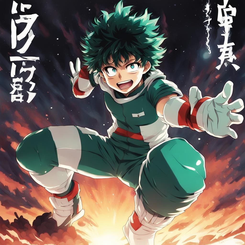 Izuku Midoriya Anime Key Visual Art