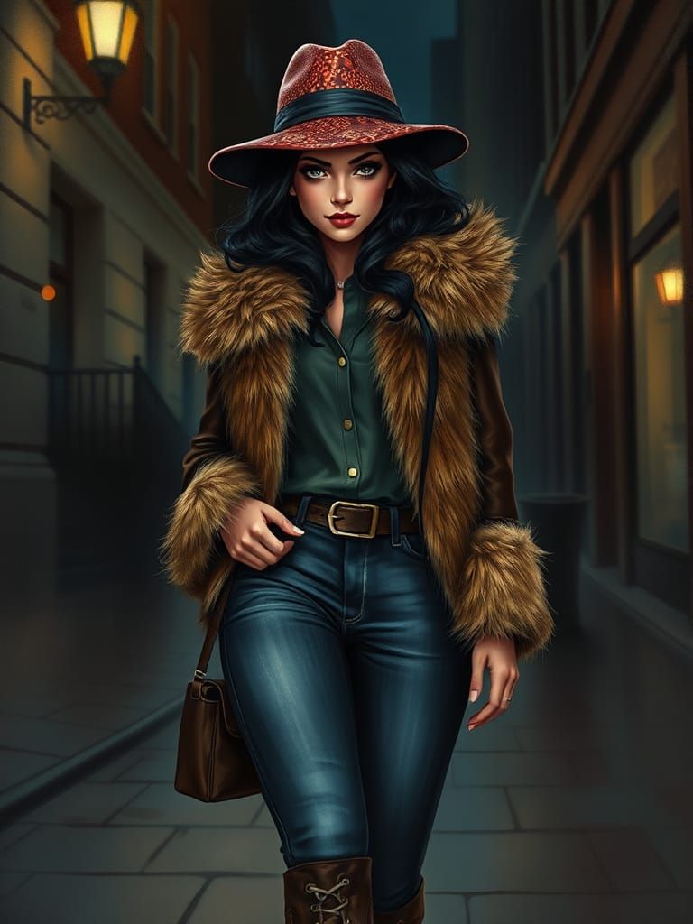 Private Eye in Autumnal New York: Art Deco Gouache