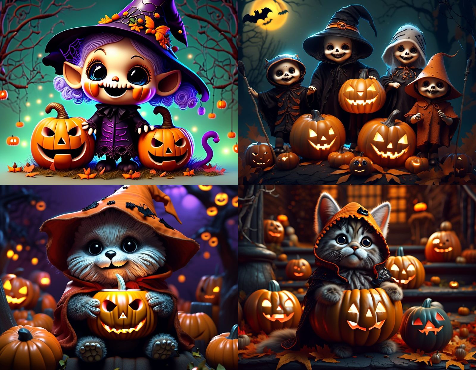 Cute and Creepy 🎃