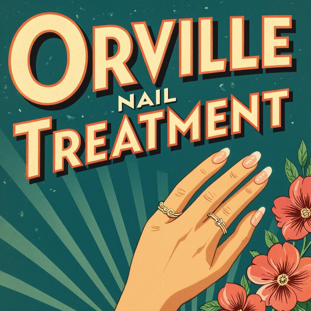 Vintage Orville Nail Treatment Ad
