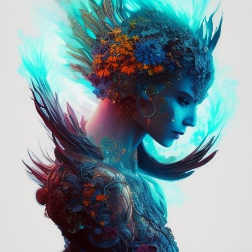 Dark Fantasy Warrior in Diamond Armor