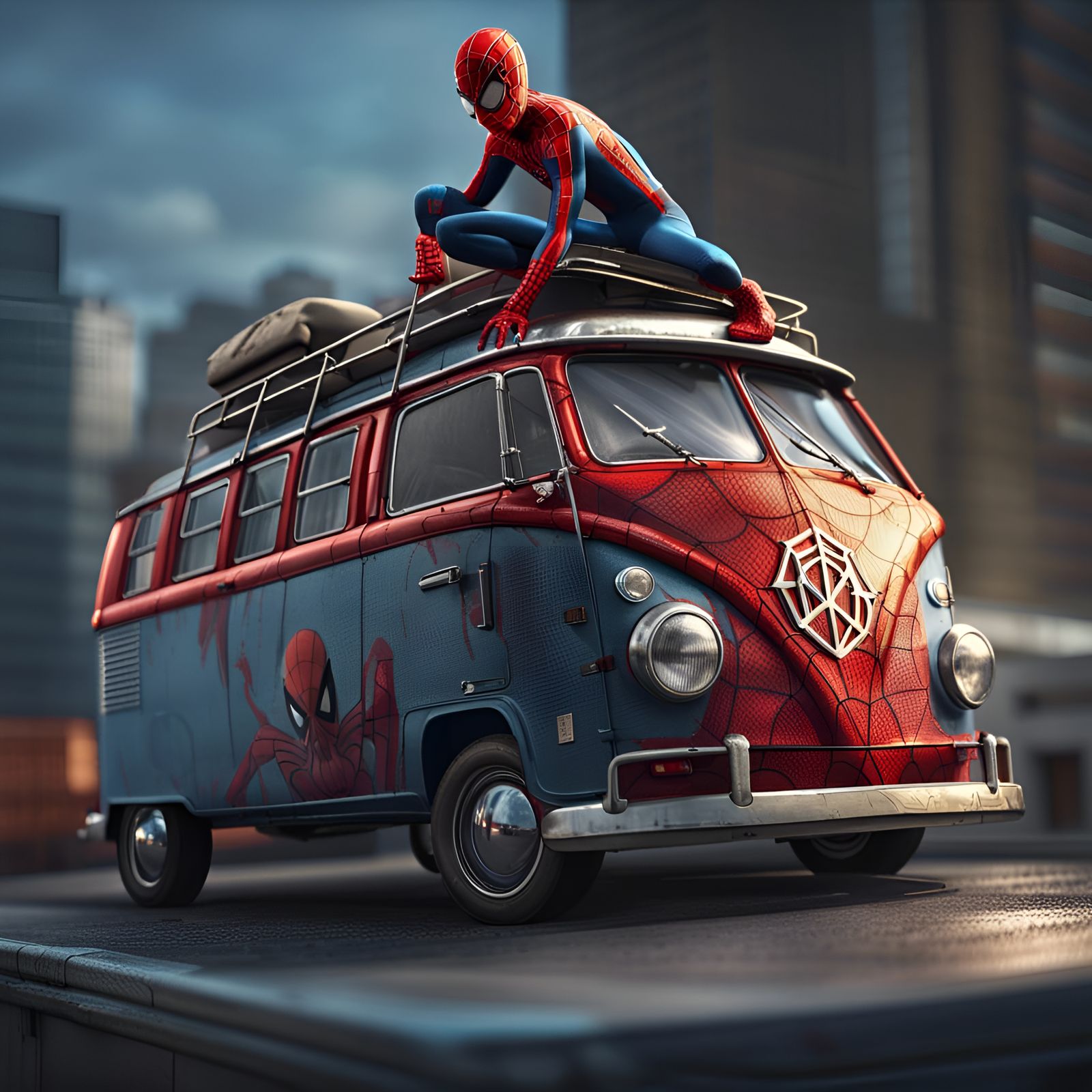 Spiderman ™©® Camper Van, Masterplayer, unofficial #1