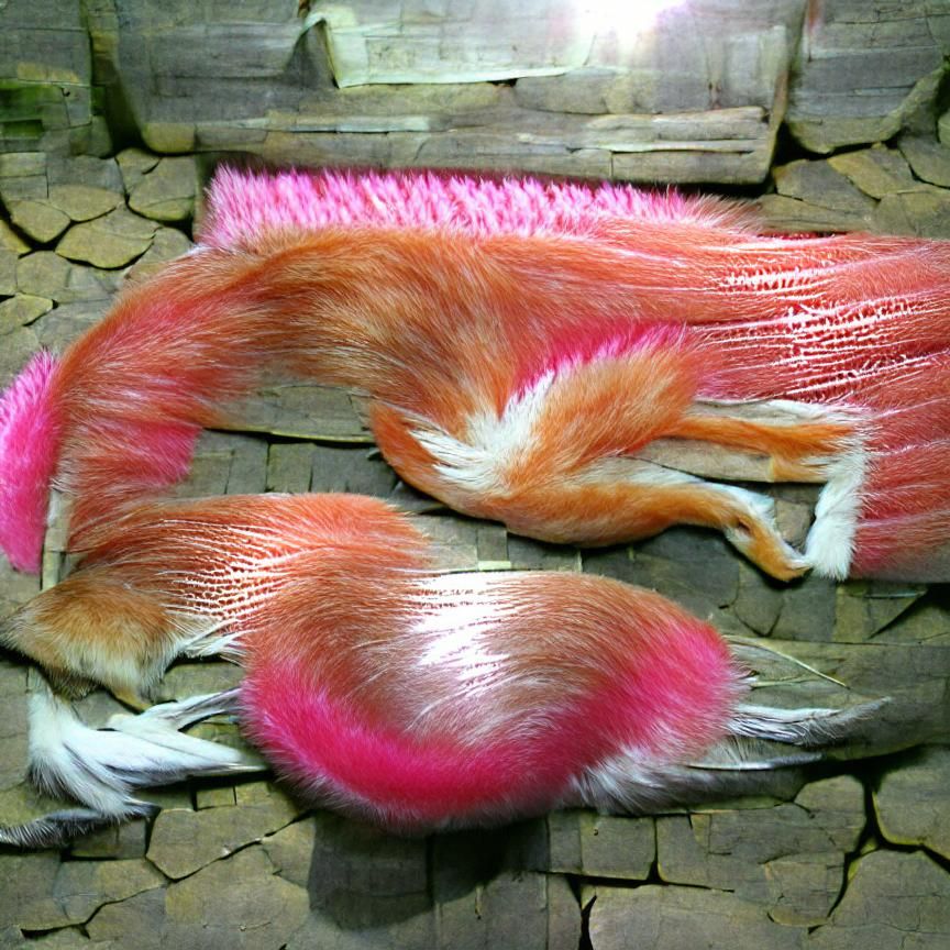 fox pink tail